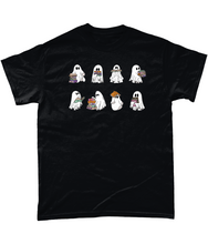 Load image into Gallery viewer, Cute Bookish Ghosts Unisex Fit T-Shirt
