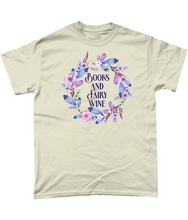 Load image into Gallery viewer, Books And Fairy Wine Unisex Fit T-Shirt
