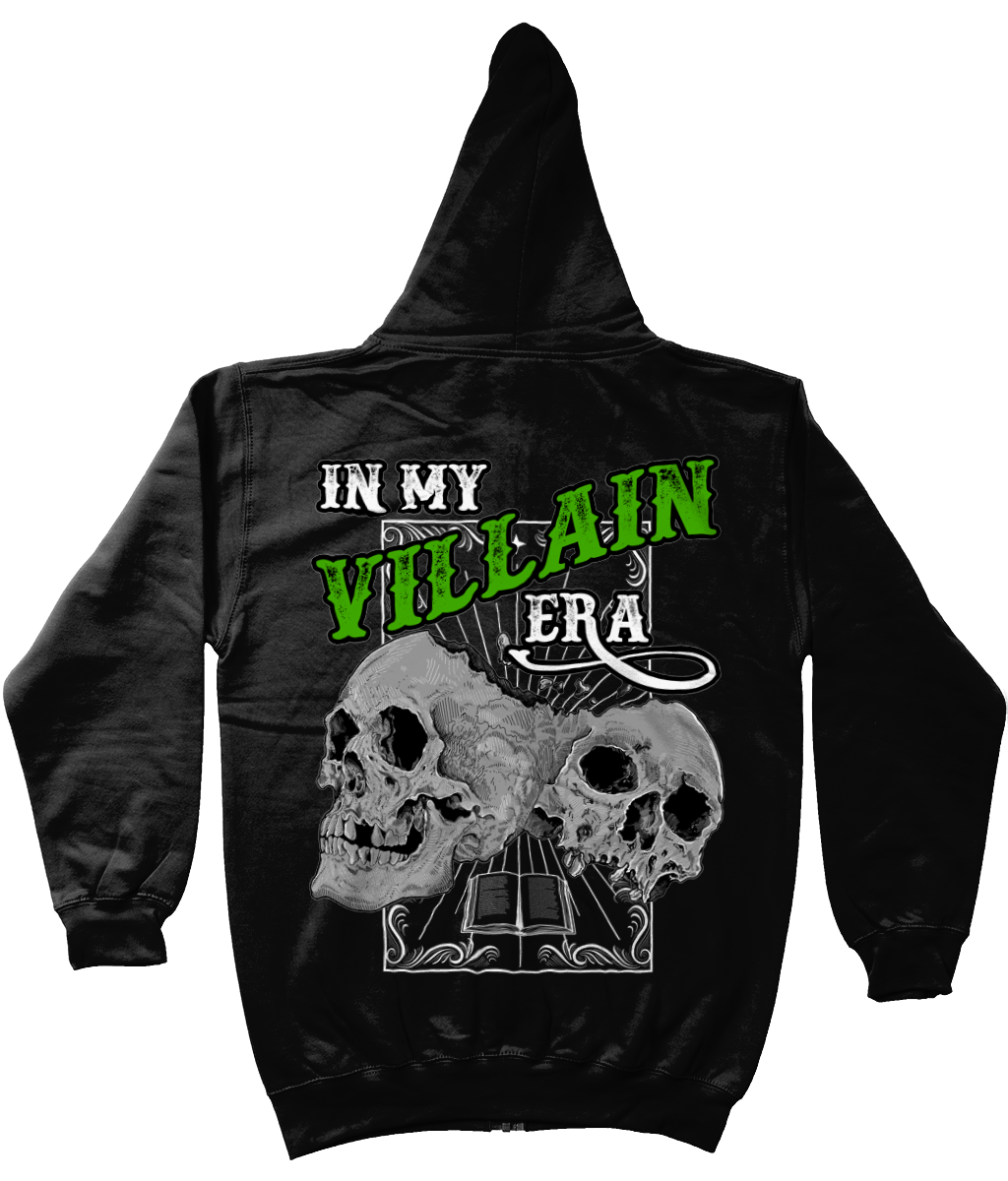 In My Villian Era Green Tarot Unisex Fit Zip Hoodie