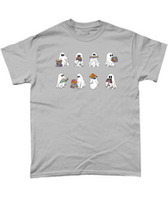 Load image into Gallery viewer, Cute Bookish Ghosts Unisex Fit T-Shirt
