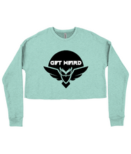 Load image into Gallery viewer, Spirit Of Thunder Get Weird Ladies Cropped Sweatshirt
