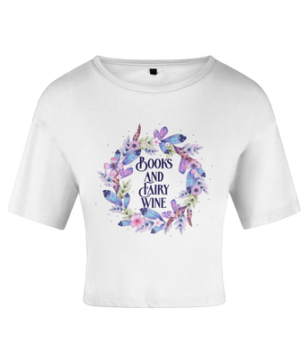 Books And Fairy Wine Women's Crop Top