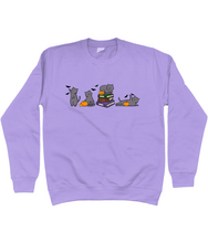 Load image into Gallery viewer, Cute Cats Halloween Unisex Fit Sweatshirt
