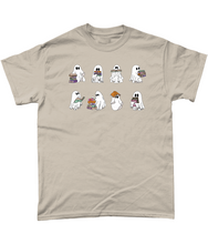 Load image into Gallery viewer, Cute Bookish Ghosts Unisex Fit T-Shirt
