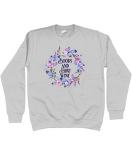 Load image into Gallery viewer, Books And Fairy Wine Unisex Fit Sweatshirt
