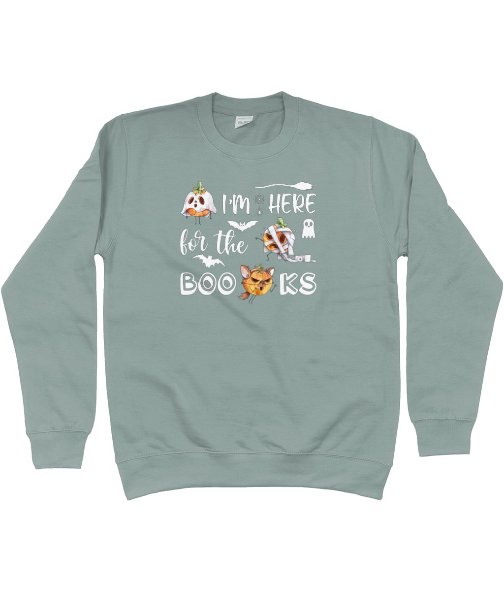 Bookish Cute Halloween Pumpkins Unisex Fit Sweatshirt