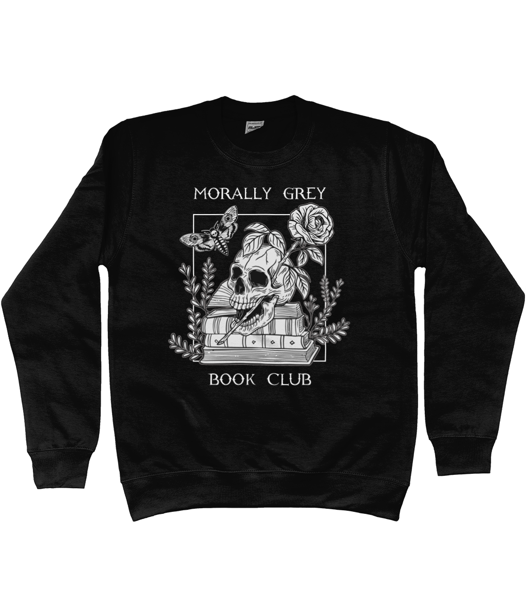 Morally Grey Book Club Unisex Fit Sweatshirt