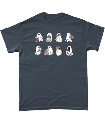 Cute Bookish Ghosts Unisex Fit T-Shirt