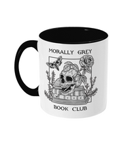 Load image into Gallery viewer, Morally Grey Book Club Two Toned Mug
