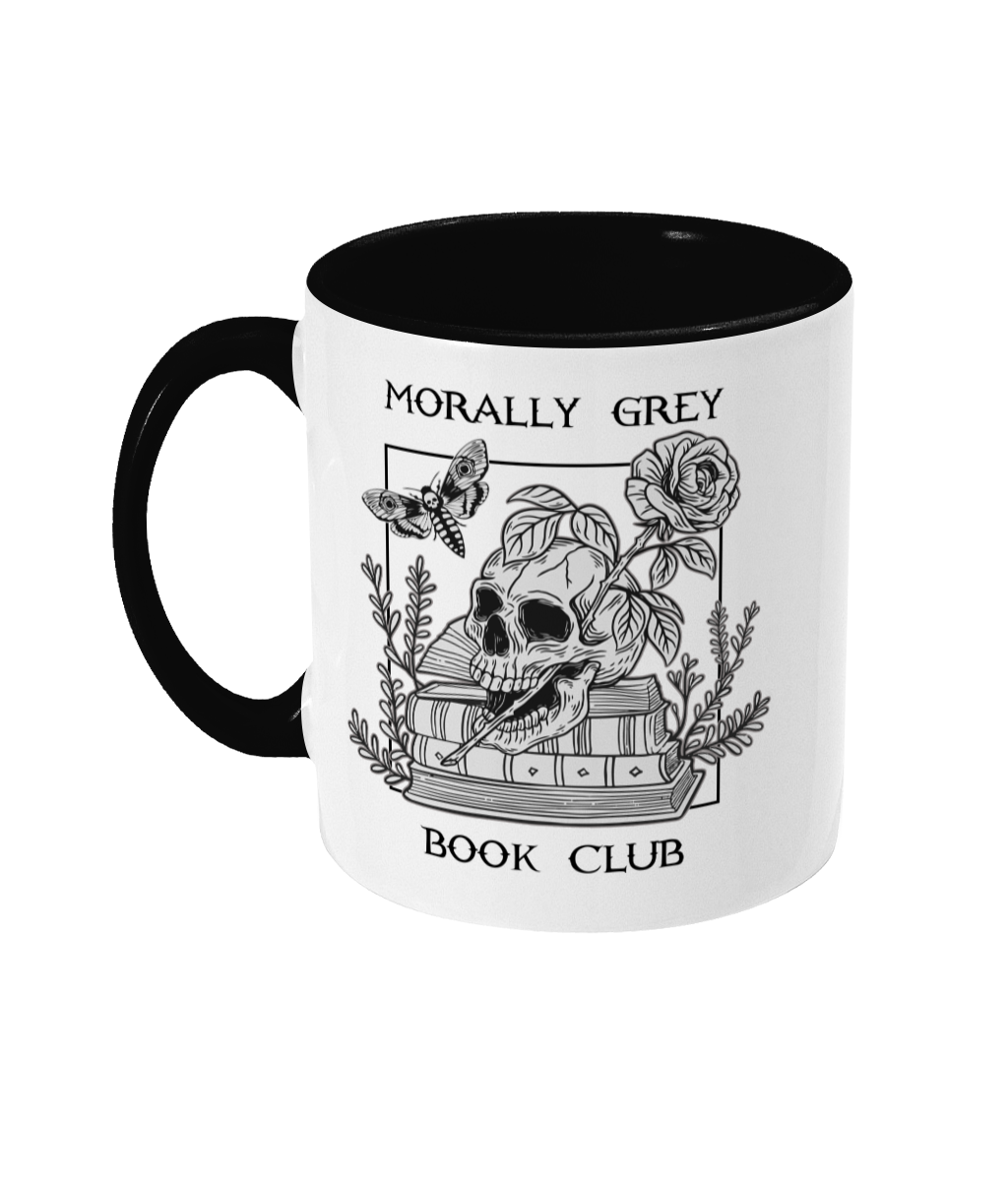 Morally Grey Book Club Two Toned Mug