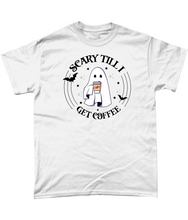 Load image into Gallery viewer, Scary Until I Get Coffee Unisex Fit T-Shirt
