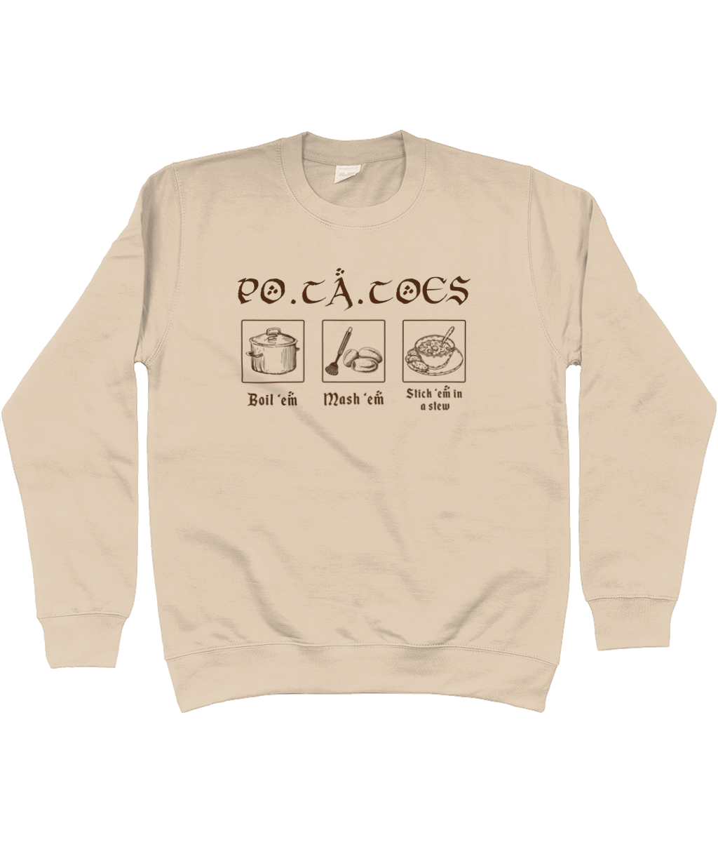 Potatoes LOTR Inspired Unisex Fit Sweatshirt